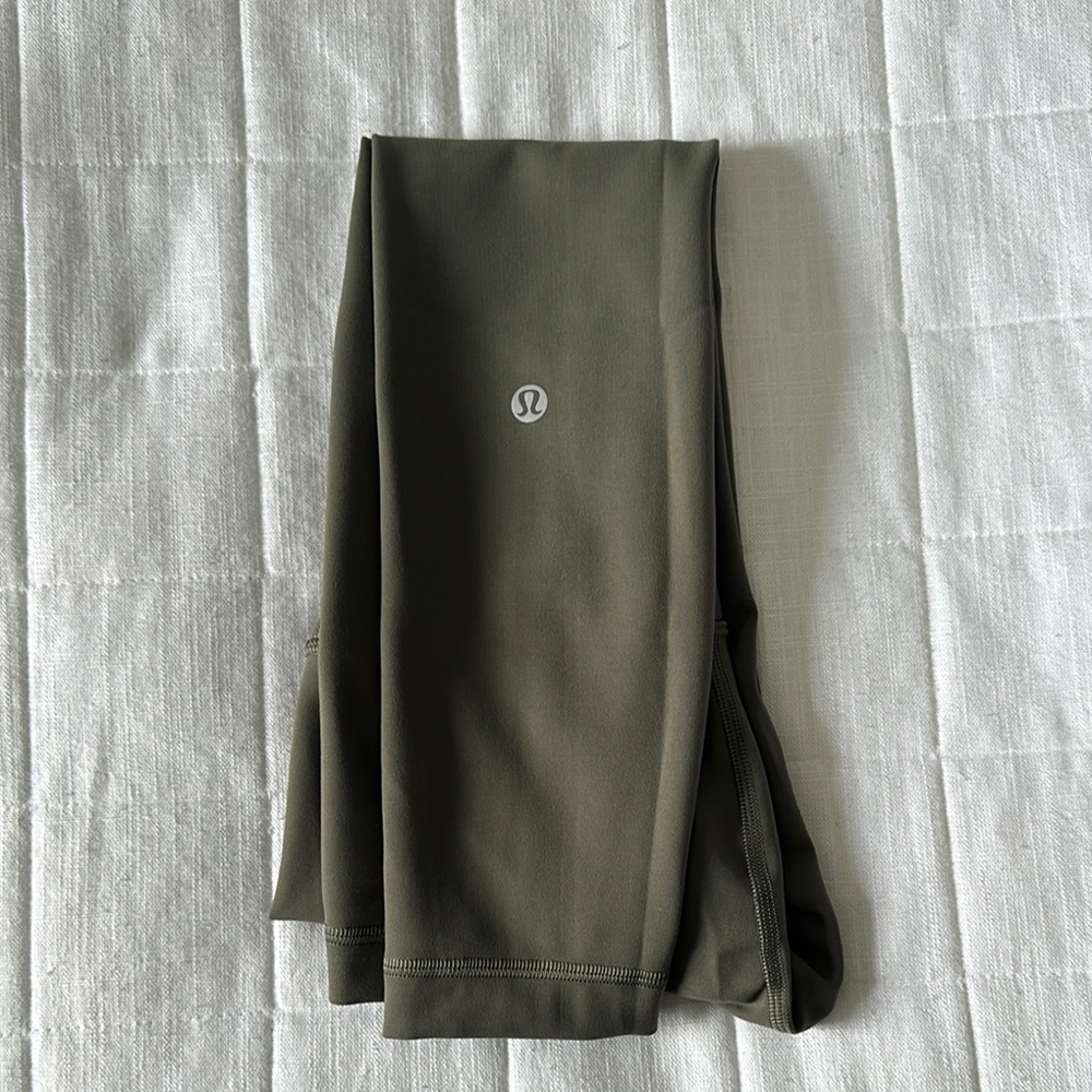 lululemon athletica Green wunder train tight